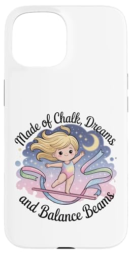 Mädchen Gymnastik aus Kreideträume und Schwebebalken Kinder Hülle für iPhone 15 Mädchen Gymnastik aus Kreideträume und Schwebebalken Kinder Hülle für iPhone 15 von Gymnastics Tees NYC