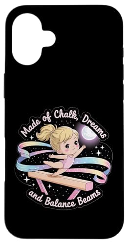 Mädchen Gymnastik aus Kreideträume und Schwebebalken Kinder Hülle für iPhone 16 Plus Mädchen Gymnastik aus Kreideträume und Schwebebalken Kinder Hülle für iPhone 16 Plus von Gymnastics Tees NYC