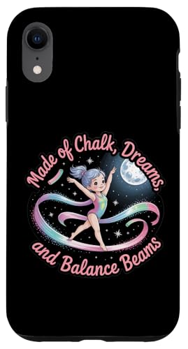 Mädchen Gymnastik aus Kreideträume und Schwebebalken Kinder Hülle für iPhone XR Mädchen Gymnastik aus Kreideträume und Schwebebalken Kinder Hülle für iPhone XR von Gymnastics Tees NYC