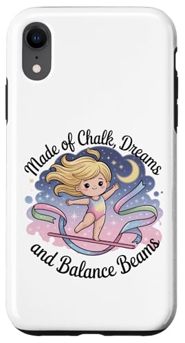 Mädchen Gymnastik aus Kreideträume und Schwebebalken Kinder Hülle für iPhone XR Mädchen Gymnastik aus Kreideträume und Schwebebalken Kinder Hülle für iPhone XR von Gymnastics Tees NYC