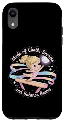 Mädchen Gymnastik aus Kreideträume und Schwebebalken Kinder Hülle für iPhone XR Mädchen Gymnastik aus Kreideträume und Schwebebalken Kinder Hülle für iPhone XR von Gymnastics Tees NYC