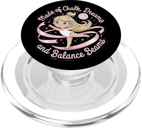 Mädchen Gymnastik aus Kreideträume und Schwebebalken Kinder PopSockets PopGrip für MagSafe Mädchen Gymnastik aus Kreideträume und Schwebebalken Kinder PopSockets PopGrip für MagSafe von Gymnastics Tees NYC