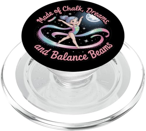 Mädchen Gymnastik aus Kreideträume und Schwebebalken Kinder PopSockets PopGrip für MagSafe Mädchen Gymnastik aus Kreideträume und Schwebebalken Kinder PopSockets PopGrip für MagSafe von Gymnastics Tees NYC