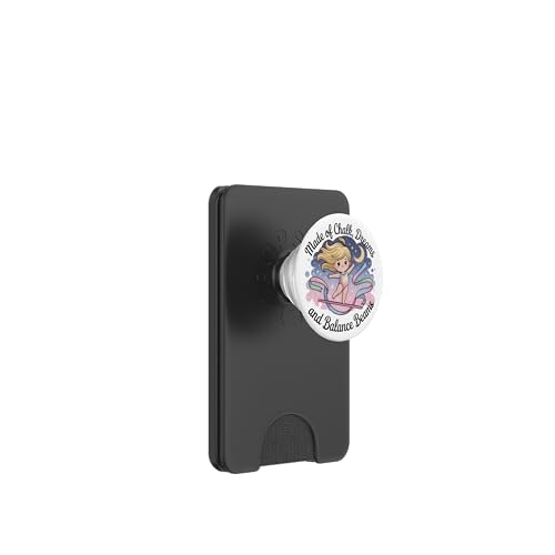Mädchen Gymnastik aus Kreideträume und Schwebebalken Kinder PopSockets PopWallet für MagSafe Mädchen Gymnastik aus Kreideträume und Schwebebalken Kinder PopSockets PopWallet für MagSafe von Gymnastics Tees NYC