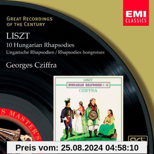 Ungarische Rhapsodien 2,6,8-15 von György Cziffra