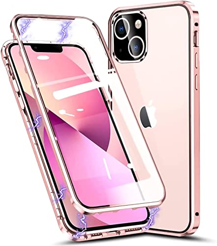 Gypsophilaa Handyhülle für iPhone 13 Pro Hülle Magnetisch Adsorption, Schutzhülle 360 Grad Komplett Schutz Hülle 2 in 1 Metall Bumper mit Doppelte Seiten Gehärtetes Glas Schutz Cover,Rosa Gypsophilaa Handyhülle für iPhone 13 Pro Hülle Magnetisch Adsorption, Schutzhülle 360 Grad Komplett Schutz Hülle 2 in 1 Metall Bumper mit Doppelte Seiten Gehärtetes Glas Schutz Cover,Rosa von Gypsophilaa
