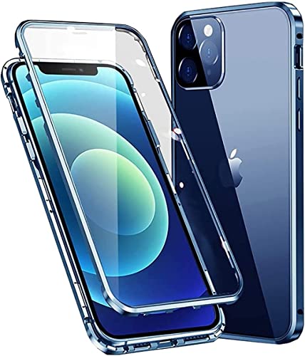 Hülle für iPhone 14 Pro, Magnetische Metallrahmen Handyhülle 360 Grad Full Body Vorne hinten Gehärtetes Glas Schutzhülle Einteiliges Ultra Dünn Flip Transparente Cover Hülle für iPhone 14 Pro, Magnetische Metallrahmen Handyhülle 360 Grad Full Body Vorne hinten Gehärtetes Glas Schutzhülle Einteiliges Ultra Dünn Flip Transparente Cover von Gypsophilaa