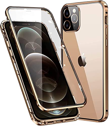 Hülle für iPhone 16 Pro, Magnetische Metallrahmen Handyhülle 360 Grad Full Body Vorne hinten Gehärtetes Glas Schutzhülle Einteiliges Ultra Dünn Flip Transparente Cover Hülle für iPhone 16 Pro, Magnetische Metallrahmen Handyhülle 360 Grad Full Body Vorne hinten Gehärtetes Glas Schutzhülle Einteiliges Ultra Dünn Flip Transparente Cover von Gypsophilaa