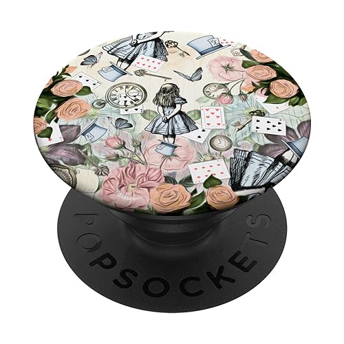 Alice im Wunderland Collage PopSockets mit austauschbarem PopGrip von Gypsy Queen