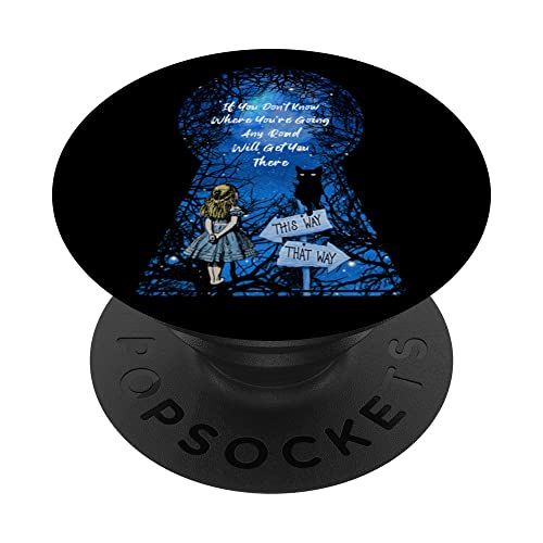 Alice im Wunderland Schlüsselloch-Zitat PopSockets Klebender PopGrip Alice im Wunderland Schlüsselloch-Zitat PopSockets Klebender PopGrip von Gypsy Queen