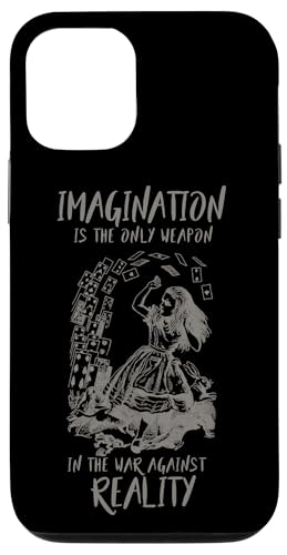 IMAGINATION - Alice im Wunderland Zitat Hülle für iPhone 12/12 Pro IMAGINATION - Alice im Wunderland Zitat Hülle für iPhone 12/12 Pro von Gypsy Queen