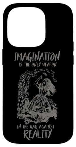 IMAGINATION - Alice im Wunderland Zitat Hülle für iPhone 14 Pro IMAGINATION - Alice im Wunderland Zitat Hülle für iPhone 14 Pro von Gypsy Queen