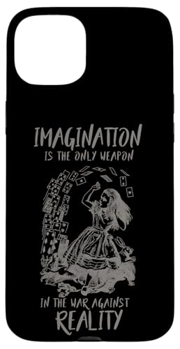IMAGINATION - Alice im Wunderland Zitat Hülle für iPhone 15 Plus IMAGINATION - Alice im Wunderland Zitat Hülle für iPhone 15 Plus von Gypsy Queen