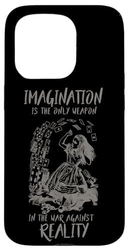 IMAGINATION - Alice im Wunderland Zitat Hülle für iPhone 15 Pro IMAGINATION - Alice im Wunderland Zitat Hülle für iPhone 15 Pro von Gypsy Queen
