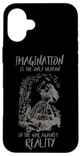 IMAGINATION - Alice im Wunderland Zitat Hülle für iPhone 16 Plus IMAGINATION - Alice im Wunderland Zitat Hülle für iPhone 16 Plus von Gypsy Queen