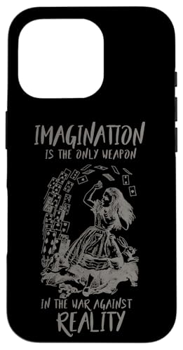 IMAGINATION - Alice im Wunderland Zitat Hülle für iPhone 16 Pro IMAGINATION - Alice im Wunderland Zitat Hülle für iPhone 16 Pro von Gypsy Queen