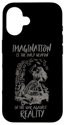 IMAGINATION - Alice im Wunderland Zitat Hülle für iPhone 16 IMAGINATION - Alice im Wunderland Zitat Hülle für iPhone 16 von Gypsy Queen