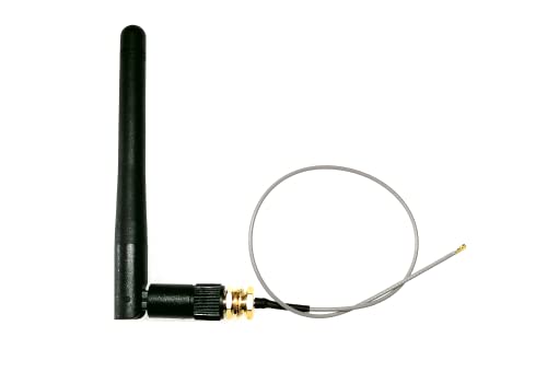 2.4G 3dBi Antenna+20cm IPEX-4(MHF4) to SMA Female/Buchse - e.g. Intel 7260/7265/8260/EM906/AC9560 Card von H-2 Technik