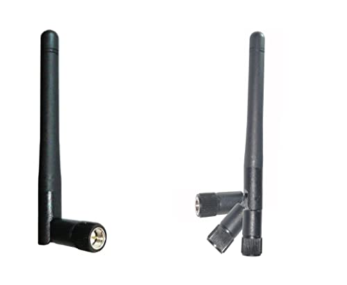 2.4G Antenna 3dBi/SMA-J/90°-Foldable/11cm/TPEE e.g. WiFi Router/Bluetooth/Zigbee von H-2 Technik