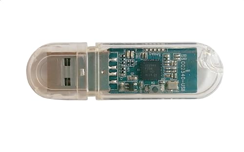 BLE (Bluetooth Low Energy) 4.0 Packet Sniffer with TI CC2540 USB Dongle Compatible to SmartRF Sniffer with a Detachable transparent case von H-2 Technik