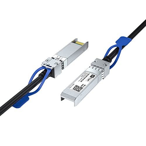 H!Fiber.com 25G SFP28 DAC-Kabel, 2 Meter, 25GBASE-CR SFP28 zu SFP28 Passives Direct Attach Kupfer Twinax Kabel für Cisco SFP-H25GB-CU2M, Ubiquiti, Netgear und andere offene Switches und NIC von H!Fiber.com