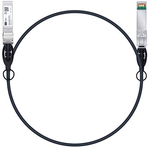 H!Fiber.com 1.25G SFP Cable, SFP DAC, 1-Meter(3.3ft), 1GBASE-CU Passive Direct Attach Copper Twinax Cable for Cisco SFP-H1GB-CU1M, Meraki, Ubiquiti,UniFi,Mikrotik, Fortinet, Netgear, D-Link and More von H!Fiber.com