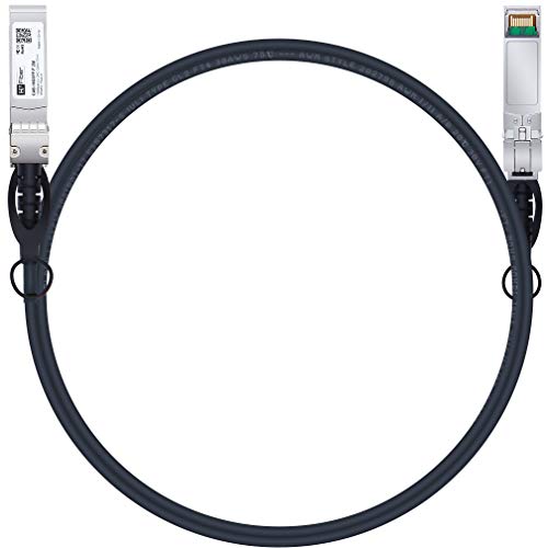 H!Fiber.com 10Gb/s SFP+ DAC Kabel, 2-meter (6.6 ft), 10GBase-CU Passiv Direct Kupfer Twinax SFP+ Kabel für Cisco SFP-H10GB-CU2M, Ubiquiti, Netgear, and Other Open Switches and NIC von H!Fiber.com