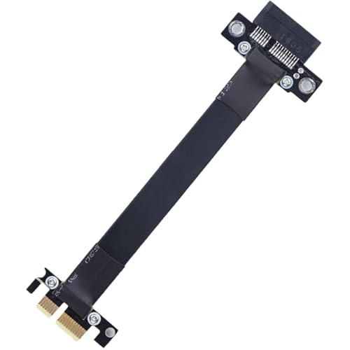 H!Fiber.com PCIe 3.0 X1 Extender Kabel, gerade nach gerade, Kabellänge 20-cm, 85 Ohm von H!Fiber.com