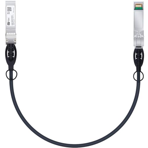 für Ubiquiti UACC-DAC-SFP10-1.5M,10G SFP+ DAC,10GBASE-CU SFP+ Direct Attach Kupfer passives Twinax Kabel auch kompatibel mit Cisco SFP-H10GB-CU1.5M, Meraki, Netgear und mehr, 30AWG, 1.5 Meter(5ft) von H!Fiber.com