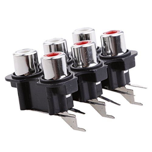 H HILABEE 10 Stücke Platine 6 RCA Buchse Jack Audio Video Av Buchse Stecker H HILABEE 10 Stücke Platine 6 RCA Buchse Jack Audio Video Av Buchse Stecker von H HILABEE