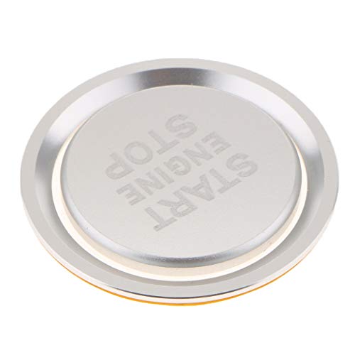 H HILABEE Auto Motor Start Stop Taste Ring und Motor Knopfabdeckung für Audi A6 A7 C7 2011-2017 /Q5 8R 2009-2017 - Silber von H HILABEE