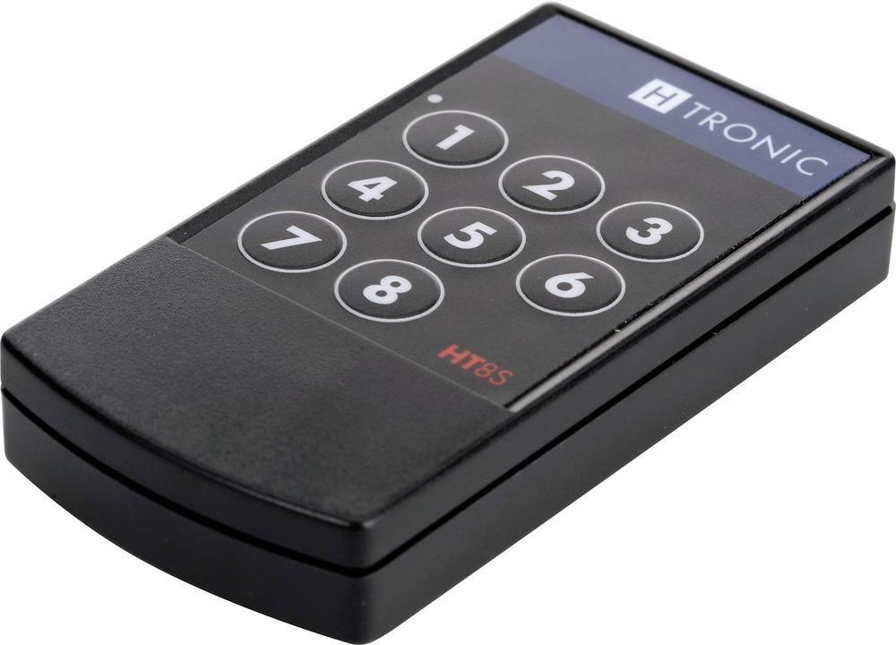 H-Tronic 8-Kanal-Sender HT8S 1618180 1618180 Funkfrequenz 868,35 MHz, 869,05 MHz, 869,55 MHz Reichweite max. (im Freife (1618180) von H-Tronic