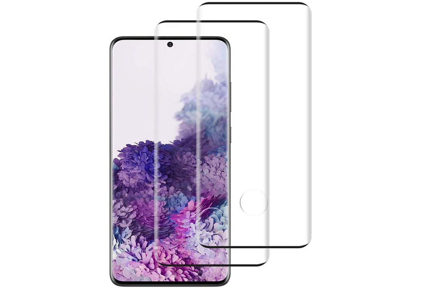 H-basics 3x Panzerglas - 3 Stück, Schutzglas, Displayschutz, 9H Härte Kratzfest für Huawei Mate 20, Displayschutzglas, Set, Sicherheitsglas (Gehärtet) von H-basics