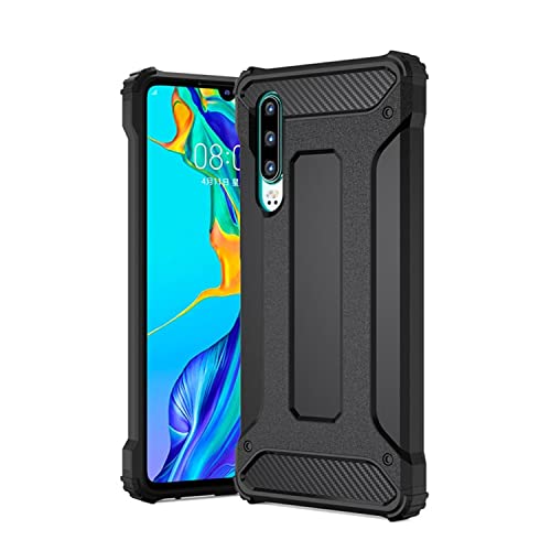 H-basics Handyhülle für Huawei P30 - Schutzhülle, Armor Hülle, Outdoor Hülle, Kameraschutz, Stoßfest, Staubschutz von H-basics