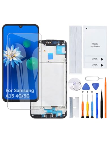 H&LYCYJ Display Bildschirm für Samsung Galaxy A15 4G/5G TFT A155F A155F/DSN A155M A155M/DS LCD Bildschirm Ersatz Assembly kit mit Rahmen H&LYCYJ Display Bildschirm für Samsung Galaxy A15 4G/5G TFT A155F A155F/DSN A155M A155M/DS LCD Bildschirm Ersatz Assembly kit mit Rahmen von H&LYCYJ