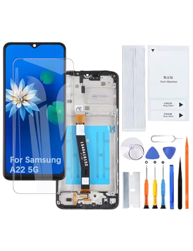 H&LYCYJ Display Bildschirm für Samsung Galaxy A22 5G A226B A226B/DS A226B/DSN A226BR A226BR/N A226L LCD Bildschirm Ersatz Assembly kit mit Rahmen H&LYCYJ Display Bildschirm für Samsung Galaxy A22 5G A226B A226B/DS A226B/DSN A226BR A226BR/N A226L LCD Bildschirm Ersatz Assembly kit mit Rahmen von H&LYCYJ