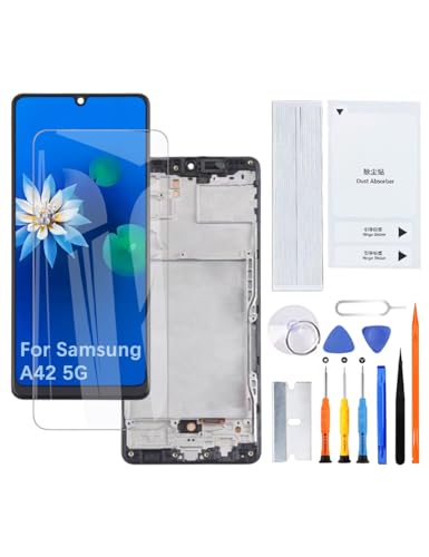 H&LYCYJ Display Bildschirm für Samsung Galaxy A42 5G TFT A426B A426B/DS A4260 A426U LCD Bildschirm Ersatz Assembly kit mit Rahmen(Ohne Fingerabdrücke H&LYCYJ Display Bildschirm für Samsung Galaxy A42 5G TFT A426B A426B/DS A4260 A426U LCD Bildschirm Ersatz Assembly kit mit Rahmen(Ohne Fingerabdrücke von H&LYCYJ