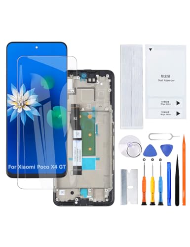 H&LYCYJ Display Bildschirm für Xiaomi Poco X4 GT 22041216G LCD Bildschirm Ersatz Assembly kit mit Rahmen H&LYCYJ Display Bildschirm für Xiaomi Poco X4 GT 22041216G LCD Bildschirm Ersatz Assembly kit mit Rahmen von H&LYCYJ