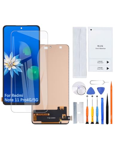 H&LYCYJ Display Bildschirm für Xiaomi Redmi Note 11 Pro 4G/5G TFT 2201116TG 21091116I 2201116SG LCD Bildschirm Ersatz Assembly with kit H&LYCYJ Display Bildschirm für Xiaomi Redmi Note 11 Pro 4G/5G TFT 2201116TG 21091116I 2201116SG LCD Bildschirm Ersatz Assembly with kit von H&LYCYJ