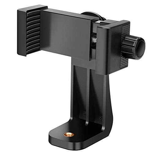 H&S Handy Stativ Halterung - Universal Handyhalterung mit 360° Drehung auch für Ringlichter - Smartphone Adapter mit Verstellbarer Klemme auch für das iPhone - Smartphone Halterung Ringlicht von H&S
