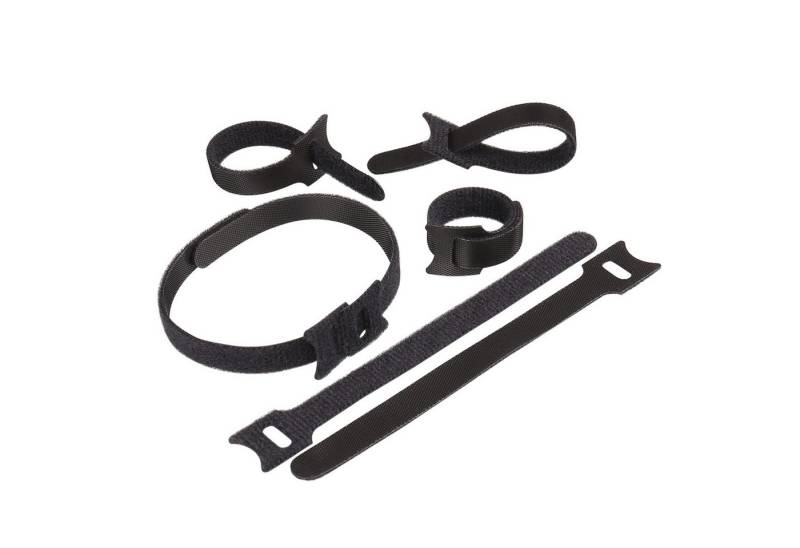 H&S Kabelbinder Kabelbinder Set mit 50 Stück - Klettverschluss Befestigung (50-St) Klettband Kabelbinder Set - 50 Stück von H&S