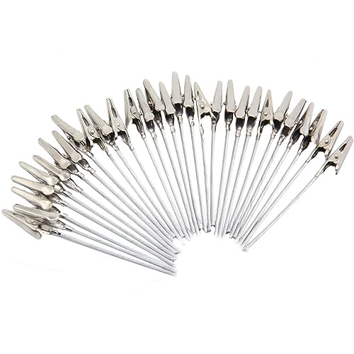 H&W 50 Stück Metalldraht Krokodilklemmen,Langschwänzige Memo Clip Tischnummernhalter,Platzkartenhalter,Bildhalter für Handwerk,Karte,Memo,Foto,Bildständer,Notiz,Party,Hochzeit H&W 50 Stück Metalldraht Krokodilklemmen,Langschwänzige Memo Clip Tischnummernhalter,Platzkartenhalter,Bildhalter für Handwerk,Karte,Memo,Foto,Bildständer,Notiz,Party,Hochzeit von H&W