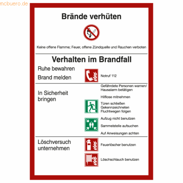 H. Marahrens Marahrens Hinweisschild Brände verhüten K160.02.208 DIN14 H. Marahrens Marahrens Hinweisschild Brände verhüten K160.02.208 DIN14 von H. Marahrens