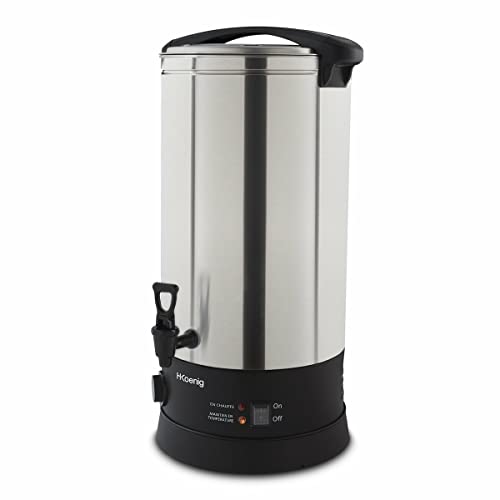 H.Koenig Multifunktionaler LEGI25, Sterilisator für Einmachgläser und Zubereitung von heißen Rezepten, 25 l, 30 – 110 °C, Timer bis 120 min, Edelstahl, 2500 W H.Koenig Multifunktionaler LEGI25, Sterilisator für Einmachgläser und Zubereitung von heißen Rezepten, 25 l, 30 – 110 °C, Timer bis 120 min, Edelstahl, 2500 W von H.Koenig
