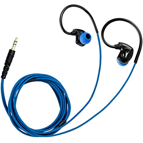 H2O Audio Surge SX10 Kopfhörer, Wasserdicht IPX8 Normales Kabel In-Ear Stereo Earbuds Noise Cancelling Ohrhörer für Schwimmen, Laufen und Sportaktivitäten von H2O Audio