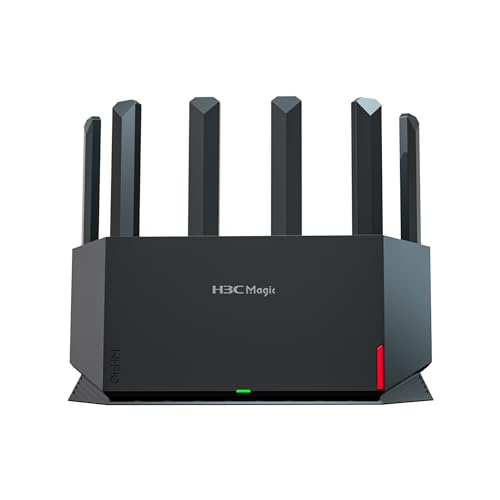 H3C Magic NX54 WLAN Router(4804Mbps 5GHz,574Mbps 2.4GHz,1 × Gigabit WAN Port,3 × Gigabit LAN Ports,Does not Support DSL Function von H3C Magic