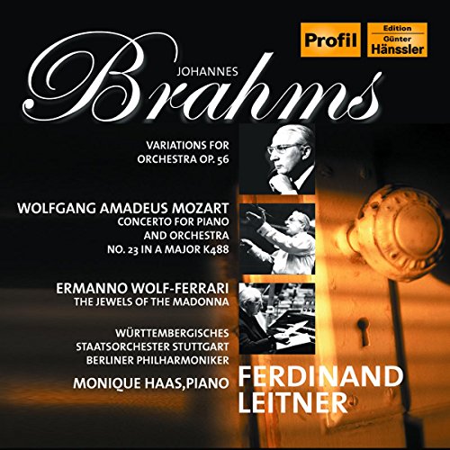 BRAHMS-MOZART-WOLF-FERRARI:Fer BRAHMS-MOZART-WOLF-FERRARI:Fer von Profil