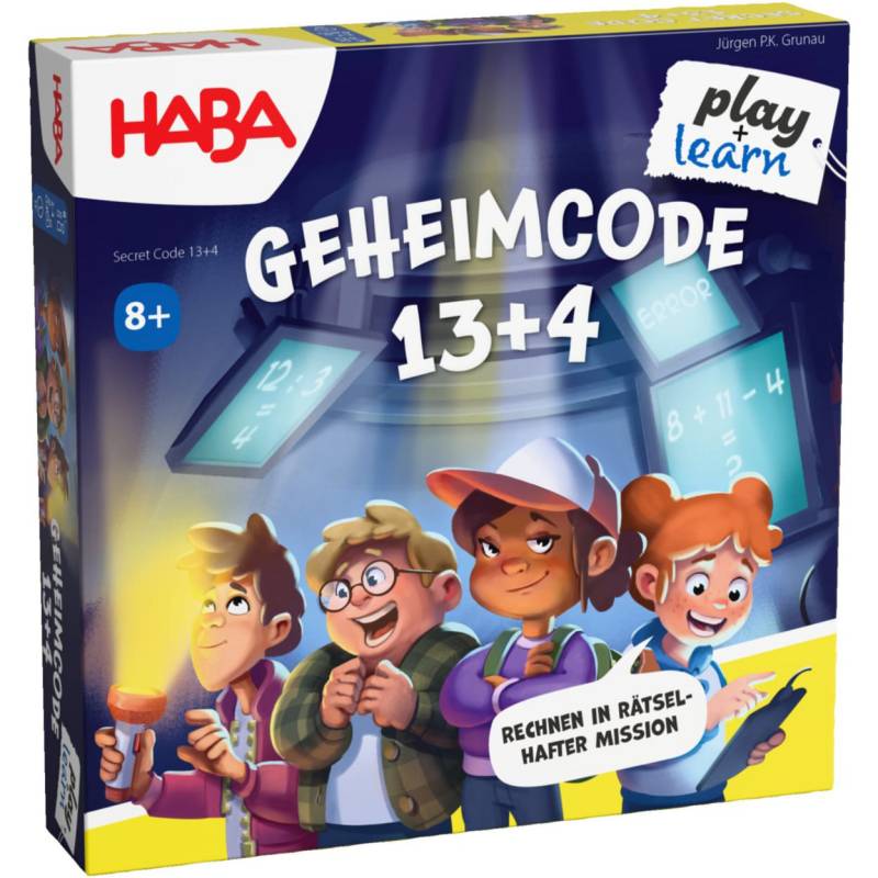 Geheimcode 13+4, Brettspiel von HABA