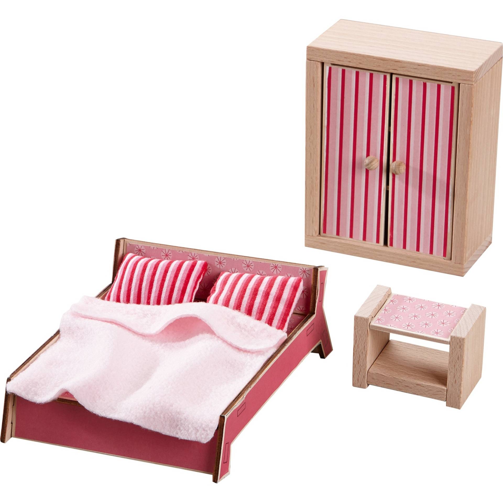 Little Friends - Puppenhaus-Möbel Schlafzimmer für Erwachsene, Puppenmöbel von HABA