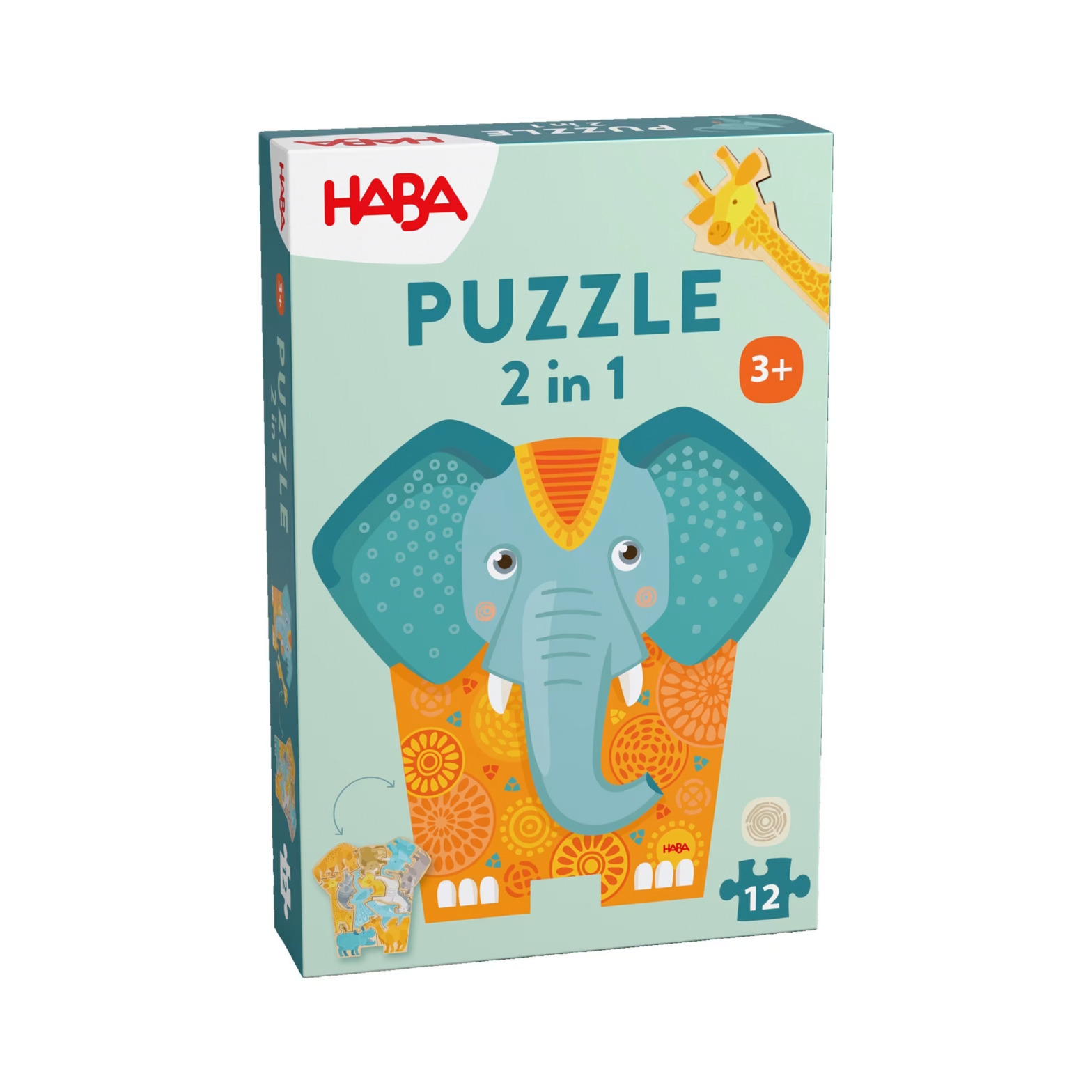Puzzle 2 in 1 Elefant Puzzle 2 in 1 Elefant von HABA